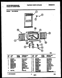 CABINET AND INSTALLATION PARTS Diagram and Parts List for WAL103S1A2  Frigidaire Air Conditioner