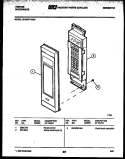 CONTROL PANEL Diagram and Parts List for 56-5897-10-02  Tappan Microwave