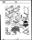 BODY PARTS Diagram and Parts List for FEF350SAWB  Frigidaire Range