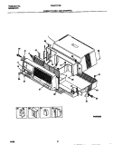 CABINET FRONT AND WRAPPER Diagram and Parts List for FAB077Y7B1  Frigidaire Air Conditioner