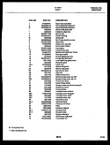 BACKGUARD Diagram and Parts List for 31-2852-00-01  Tappan Range