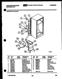 SYSTEM AND AUTOMATIC DEFROST PARTS Diagram and Parts List for RT114LCD1  Frigidaire Refrigerator