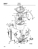 P17T0033 WSHR MTR, HOSE Diagram and Parts List for FLSE72GCSA  Frigidaire Washer Dryer Combo