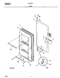 Part Location Diagram of 297264100 Frigidaire PANEL-OUTSIDE DOOR
