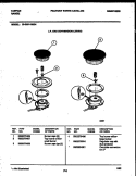 BURNER PARTS Diagram and Parts List for 30-3851-00-04  Tappan Range