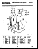 SYSTEM PARTS Diagram and Parts List for WAK087P7V1  Frigidaire Air Conditioner