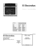 COVER Diagram and Parts List for EW30EW5CGS4  Electrolux Wall Oven