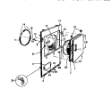 Part Location Diagram of Q632681 Frigidaire PANEL FRONT