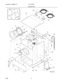 CABINET/TOP Diagram and Parts List for GTF1040FS3  Gibson Washer
