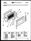 Part Location Diagram of 5303201761 Frigidaire PANEL