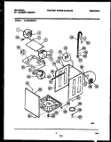 CABINET PARTS Diagram and Parts List for MLXE42RBW0  Tappan Washer Dryer Combo