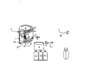 MISCELLANEOUS Diagram and Parts List for LA450JXW3  Frigidaire Washer