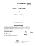 COVER Diagram and Parts List for FGF354BGWF  Frigidaire Range