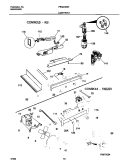 CONTROLS Diagram and Parts List for FRS24ZGHD2  Frigidaire Refrigerator