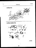 ICE MAKER AND INSTALLATION PARTS Diagram and Parts List for FPCEB21TISB0  Frigidaire Refrigerator