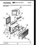 CABINET PARTS Diagram and Parts List for AC082N7A2  Frigidaire Air Conditioner