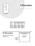 COVER Diagram and Parts List for EW23BC71IW6  Electrolux Refrigerator