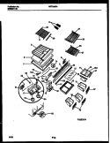 SHELVES AND SUPPORTS Diagram and Parts List for MRT24JRAD0  Frigidaire Refrigerator