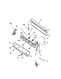 CONSOLE & CONTROLS Diagram and Parts List for DEA600A0T  Kelvinator Dryer
