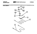 BAKE & BROIL ELEMENTS Diagram and Parts List for R2000DL0  Frigidaire Wall Oven