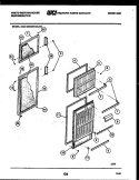 DOOR PARTS Diagram and Parts List for ACG130NLW1  Frigidaire Refrigerator
