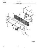 CONTROL PANEL Diagram and Parts List for GWX233RBS4  Gibson Washer