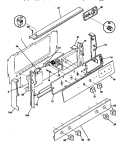 BACKGUARD Diagram and Parts List for 30-4282-00-04  Tappan Range