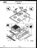COOKTOP AND BROILER DRAWER PARTS Diagram and Parts List for MGF300PBWA  Frigidaire Range