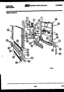 DOOR PARTS Diagram and Parts List for DW1800LA2  Frigidaire Dishwasher
