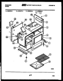 BODY PARTS Diagram and Parts List for G32BCL2  Frigidaire Range