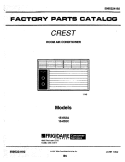 COVER Diagram and Parts List for 15-052A  Frigidaire Air Conditioner