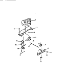 LATCH ASSEMBLY Diagram and Parts List for REP306CT1  Kelvinator Range