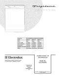 COVER Diagram and Parts List for GLD3450RDQ0  Frigidaire Dishwasher
