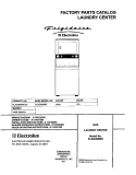 COVER Diagram and Parts List for FLXG46MRES0  Frigidaire Washer Dryer Combo