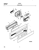 Part Location Diagram of 154303101 Frigidaire MEMBRANE-SWITCH