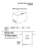 COVER Diagram and Parts List for MFC09M3FW3  Frigidaire Freezer