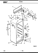 CABINET PARTS Diagram and Parts List for TPK180HN3D  Kelvinator Refrigerator