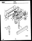 BACKGUARD Diagram and Parts List for FEF350SAWA  Frigidaire Range