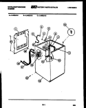 SHELVES AND SUPPORTS Diagram and Parts List for RT156HCH3  Frigidaire Refrigerator
