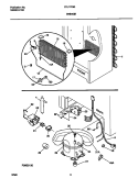 SYSTEM Diagram and Parts List for FFU17F9GW0  Frigidaire Freezer