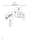 CONTROL PARTS Diagram and Parts List for FAC055J7A1  Frigidaire Air Conditioner