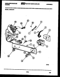 CONSOLE AND CONTROL PARTS Diagram and Parts List for LC550LXW1  Frigidaire Washer