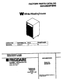 COVER Diagram and Parts List for MDH25YW4  Frigidaire Dehumidifier