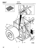 CABINET / DRUM Diagram and Parts List for GSG746RFS1  Gibson Dryer