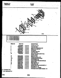 DOOR PARTS Diagram and Parts List for 30-4942-00-01  Tappan Range