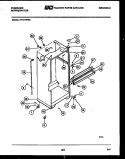 CABINET PARTS Diagram and Parts List for FPI17TPW0  Frigidaire Refrigerator