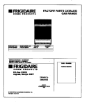 COVER Diagram and Parts List for FGF351SGWB  Frigidaire Range