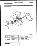 CAM Diagram and Parts List for MDB532RBR0  Frigidaire Dishwasher