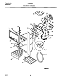 ICE & WATER DISPENSER Diagram and Parts List for FRS26WRCD6  Frigidaire Refrigerator