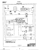 WIRING DIAGRAM Diagram and Parts List for F64C353BTB  Frigidaire Range